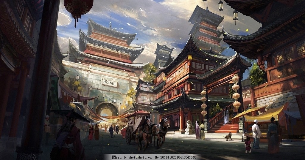 古城场景
