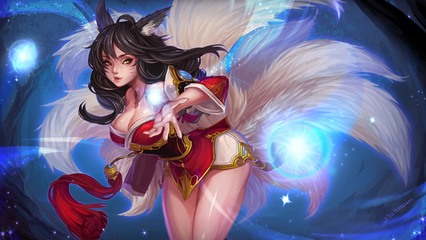 英雄联盟九尾妖狐lol高清桌面壁纸