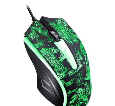 追光豹七彩炫光4D图游戏鼠标 专业游戏装备解析